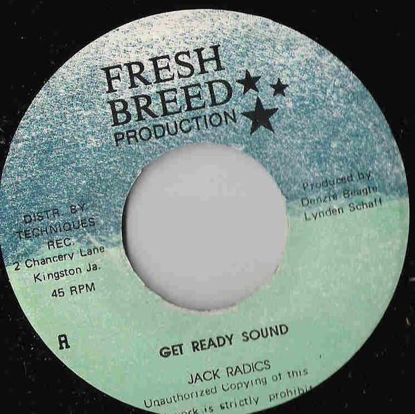

7inch Record JACK RADICS Get Ready Sound NONE Fresh Breed Pro Jamaica Reggae Ska Dub Used