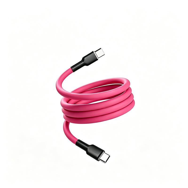 Suitable for Apple luminous head Type-C fast charging data cable silicone material mobile phone charging cable