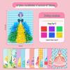 Hand-Painted Princess Dress-Up Sticker Book for Girls - DIY Art & Craft Toy