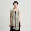 New 100% Mulberry Silk Lightweight Chiffon Fashionable High-end Drift Ribbon Women's Versatile Silk Scarf