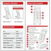 Mini Light Reading Clip Book Light With Timer Rechargeable Clip-on Bookmark Book Light Led Read Light Portable Bedside Desk Lamp