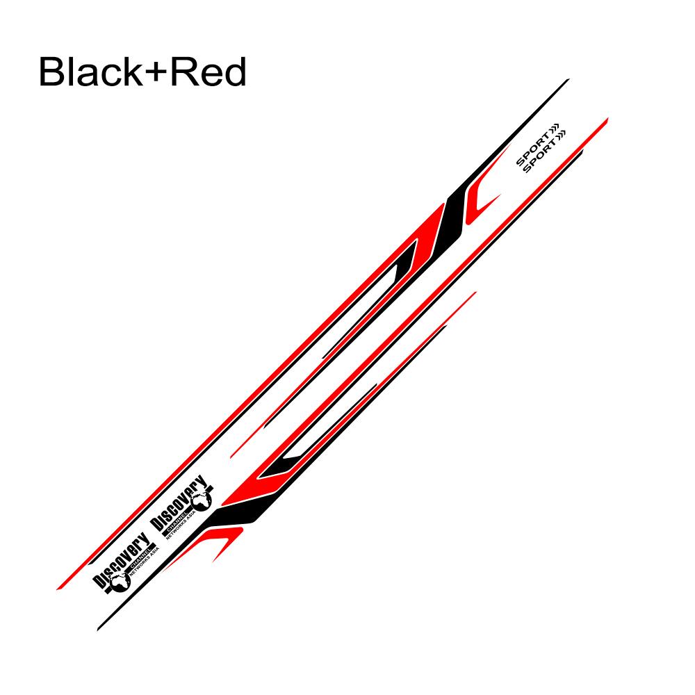 2PCS Sport Car Door Waist Lines Stripes Vinyl Decal For Toyota Prado Land Cruiser Auto Body Door Side Decor Stickers Accessories