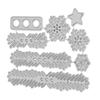 Christmas Die Cuts Carbon Steel Snowflake Pine Leaf Christmas Craft DIY Embossing Stencil Template