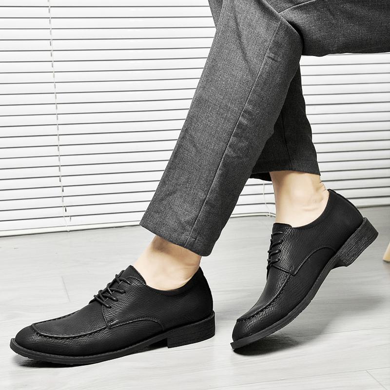 Mode Herren Echtleder Oxford Schuhe Klassische Formelle Business Kleiderschuhe für Herren Allround Büro Ballerinas Hochzeit Herren Klassische Schuhe