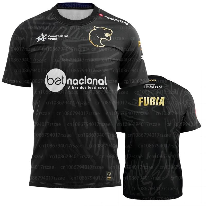 Hengyuan48 Future Is Black FURIA Team Uniform Herenkleding '24 Seizoen Sport T-shirt Heren Esport Fallen KSCERATO Naam Print Game Jersey 3XL
