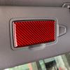 For Mercedes Benz GLE W167 Accessories -2024 Make-up Mirror Panel Trim Real Carbon Fiber Cover Stickers Car Interior