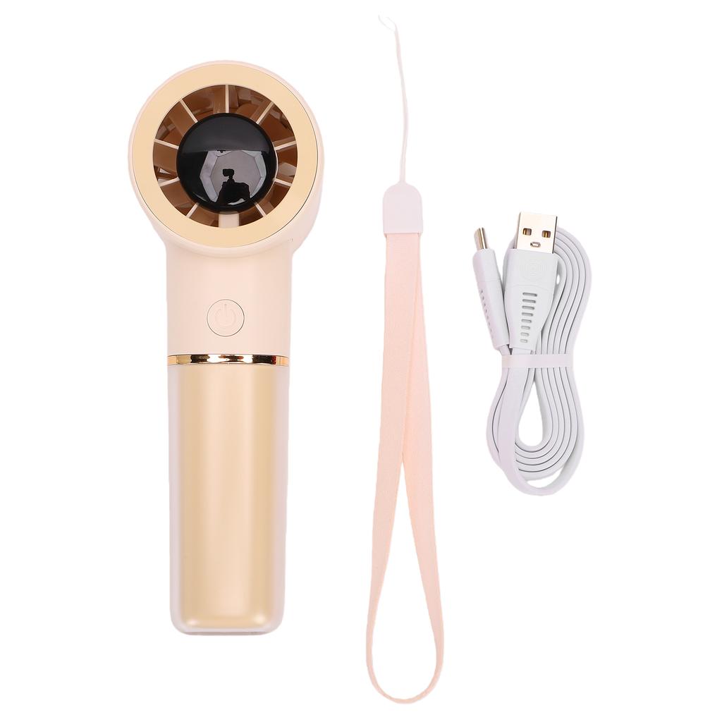 Portable Fan 4500mAh Battery Operated 6 Speeds Digital Display Timer USB Rechargeable Personal Fan for Outdoor Indoor