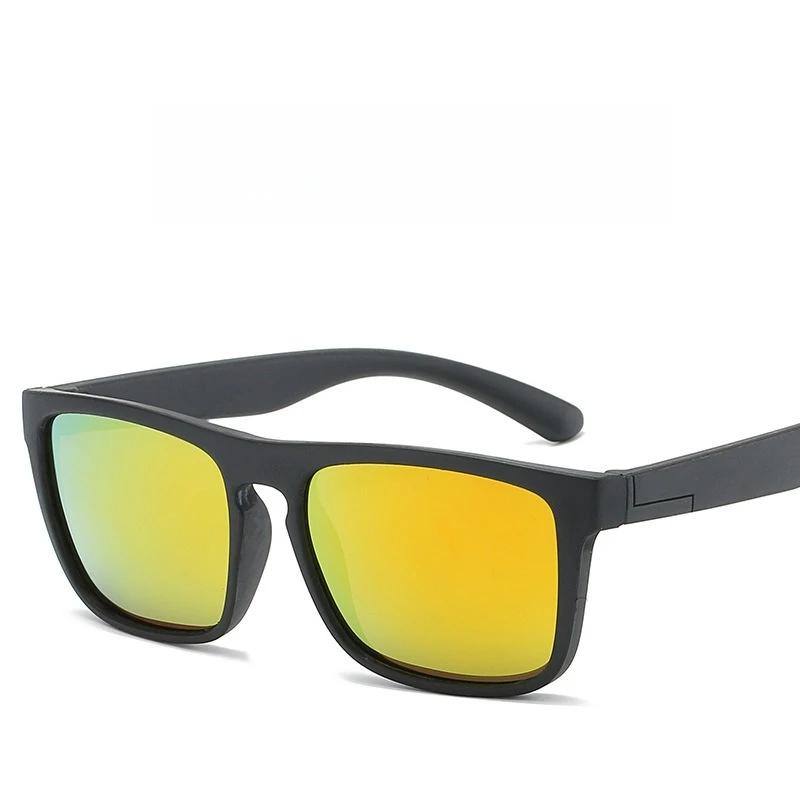 Fashion Retro Kids UV400 Sunglasses Square Frame Windproof Polarized Sunglasses Outdoor Sports Boys Girls UV400 Eyeglasses