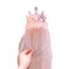Sparkling Glass Rhinestones Crowns Hairband For Girls Cosplay Headband Perfect For Parties And Special Occasion