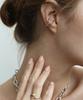 Trencadism Link Earrings Silver 925 Ear Cuffs Link Trm Lkec15Rds