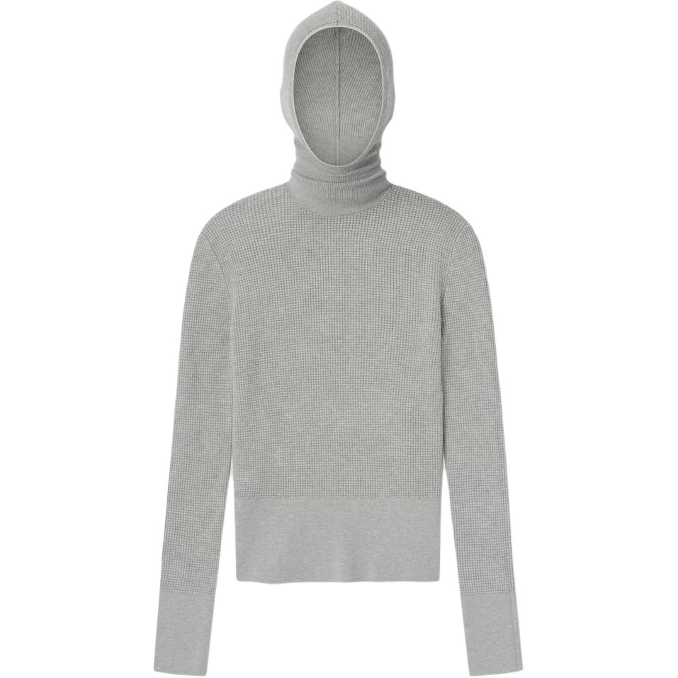 Fear Of God Essentials FW25 Waffle Long Sleeve Hoodie Women hoodies 192SP257235FW M