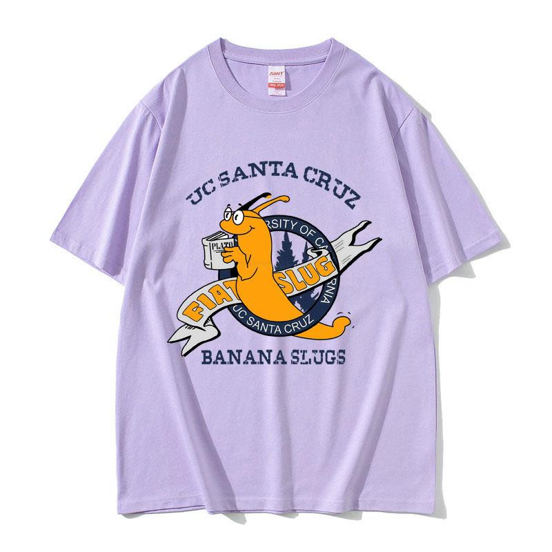Famous Quentin Tarantino Movie Pulp Fiction Jhon Travolta Banana Slugs Same Style Print Tshirt Men Women Casual Cotton T Shirts