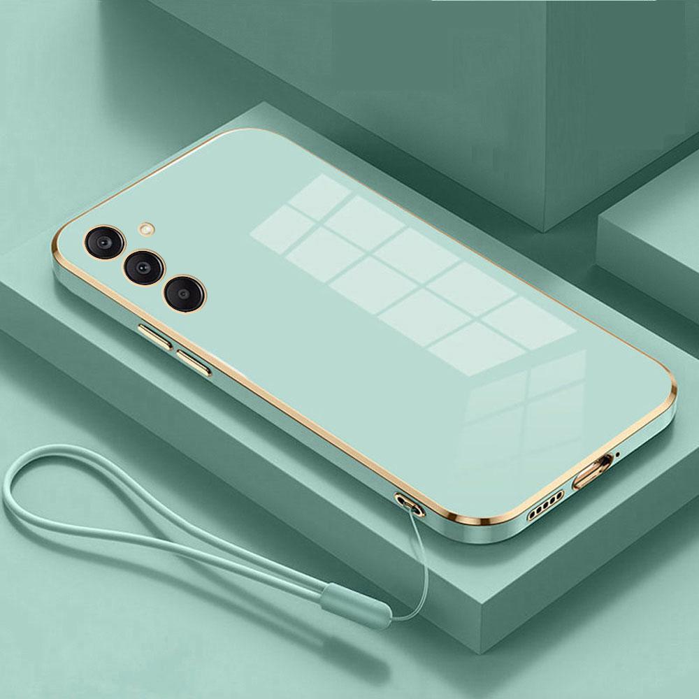 For Samsung Galaxy S24 Case Galaxy S24+ F13 M13 F23 M23 A23 5G M52 5G Phone Case Straight edge Silicone Back Soft Cover