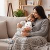 Simulation Cow Stuffed Plush Doll Cartoon Cow Plush Toy Sleeping Pillow Animals Cow Toys  Kids Toy