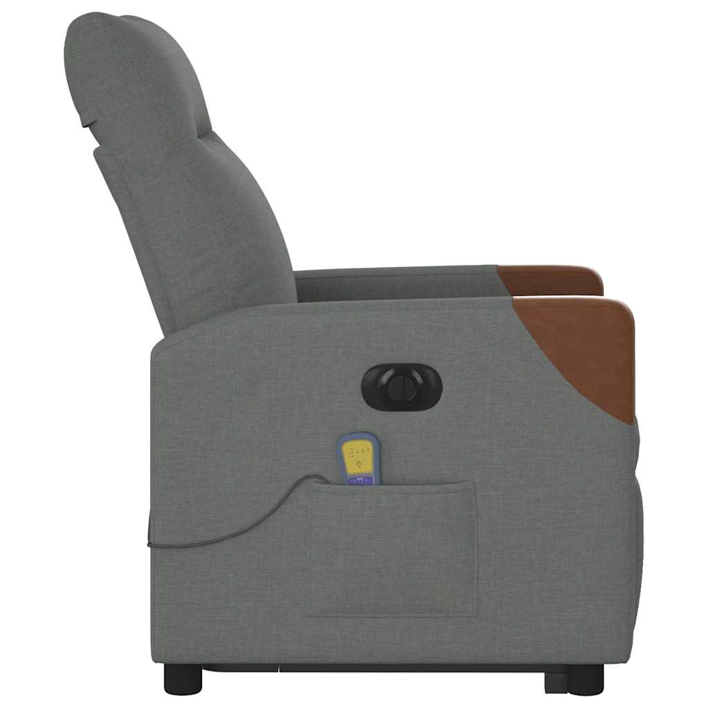 Lift-up Massage Chair, Electric, Reclining, Dark Gray