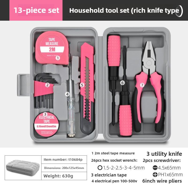 

Високоякісний повний набір інструментів Домашнє кріплення Набір ручних інструментів Ящики для інструментів Мультитул Викрутка Ключ Набори інструментів Для домашнього використання