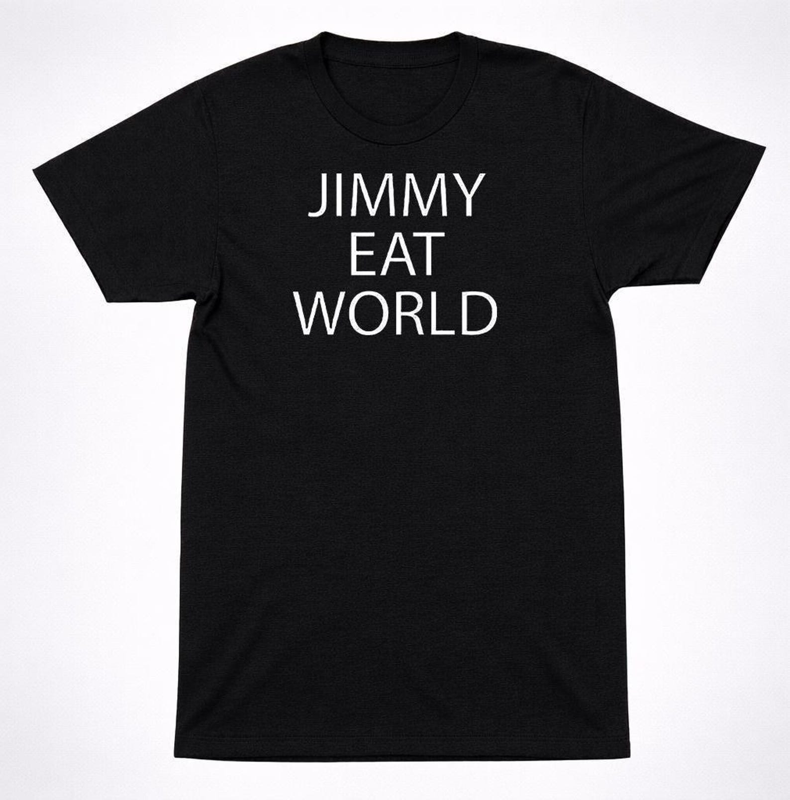 Jimmy Eat World Band Logo T-Shirt: Emo Alternative Rock Graphic - Unisex Cotton Tee, Indie Music Fan Apparel S