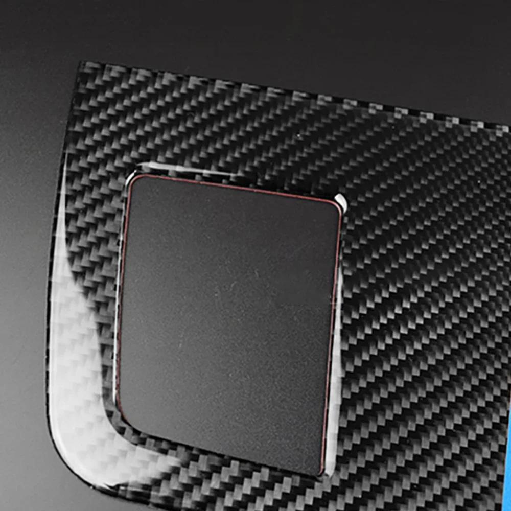 For BMW E90 E92 E93 3 Series 2005 2012 Carbon Fiber Dashboard AC Air Vent Frame Self Adhesive Anti Scratch Sporty Trim