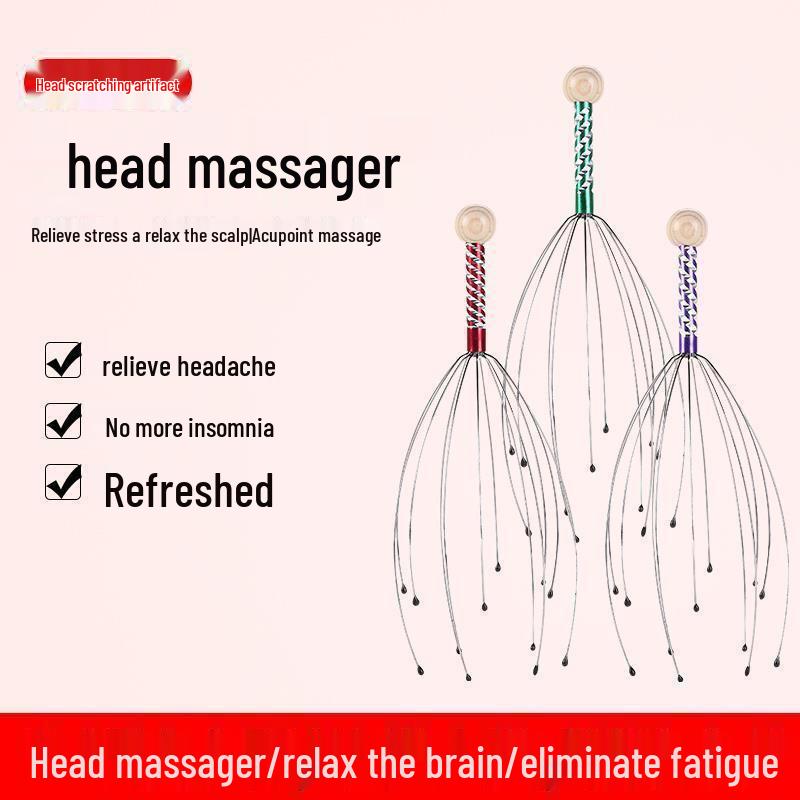 Octopus Scalp Massage Comb and Soul Extractor