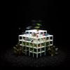 Grid Multi-level Aquarium Cave Ornament 3D Printed Shrimp Hiding Place  Home Aquarium Decoration