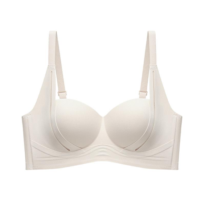 Women Brown Seamless Push-Up Bra with Lifting Support S шампанского
