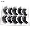 5 Paar 3D-Wimpern Wispy Beauty Natürliche falsche lange dicke falsche Wimpern Make-up