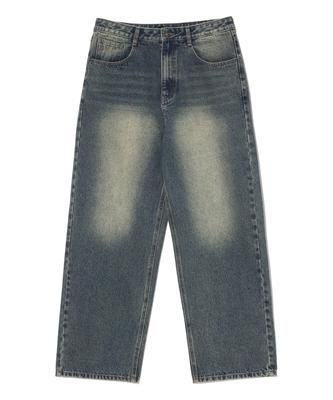 Curved Brush Denim Pants Lq5Du533_Dark Indigo