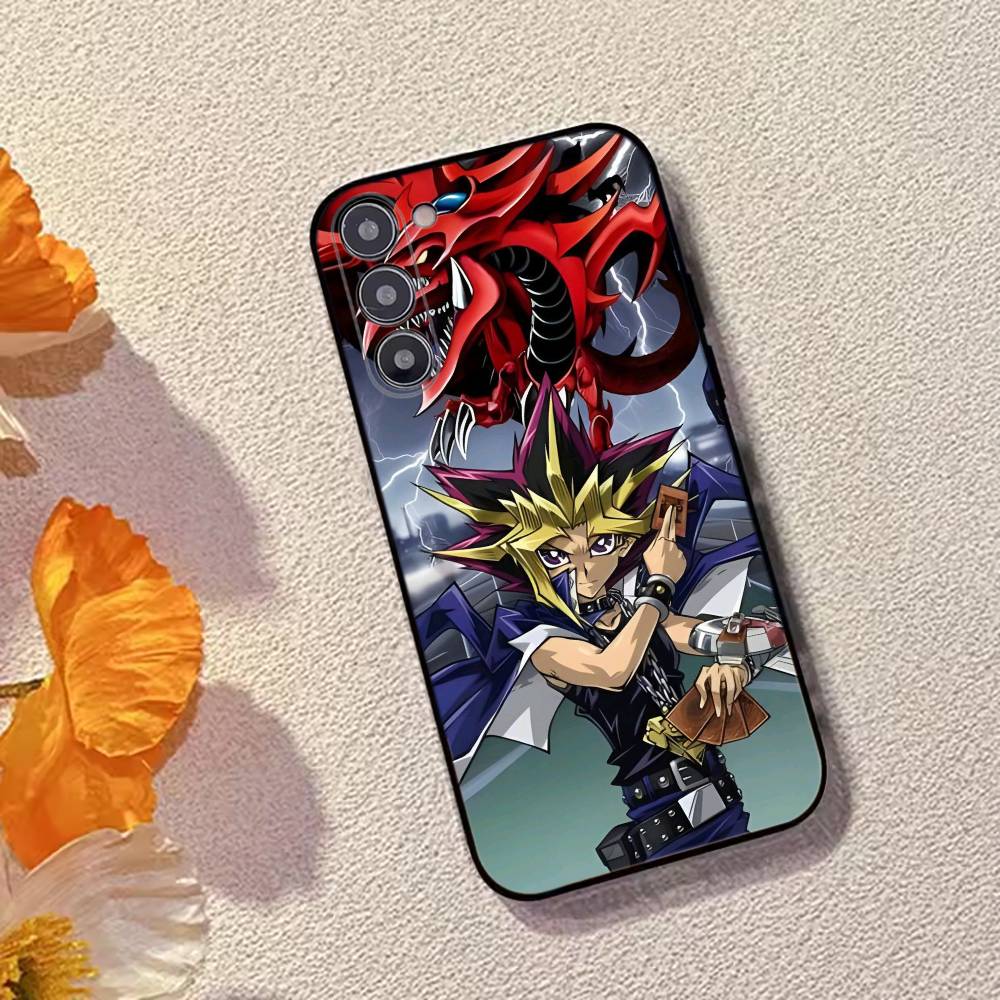 A-Anime Yu-Gi-Oh Phone Case For Samsung Galaxy A73,A72,A71,A70,A53,A52,A51,Soft Silicone Black Cover