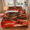 3Pcs Dragon Design Printed Bedding Set, Breathable And Soft,(Includes 1 Duvet Cover And 2 Pillowcases, Quilt Not Included) yy250815202