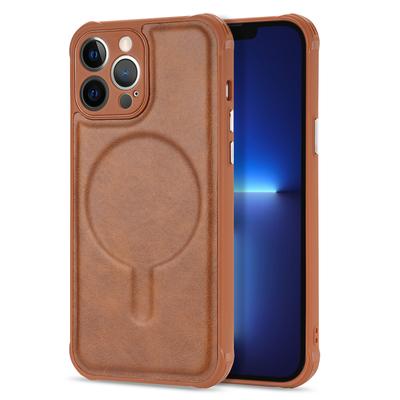 Vintage Armor For Magsafe Magnetic Case For Iphone 13 14 12 11 Pro Max Plus X Xs Xr 7 8 Se Wireless Charge Shockproof Defender