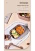 Coffee Bear Insulated Bento Lunch Box with Compartments for Students and Adults, Ideal for Work or Canteen Use