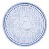 Moomin Arabia Glassware Collection Aqua 1079513 [Officially Imported] Plate, Blue, 15.5cm,