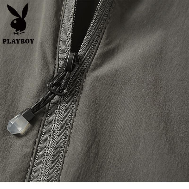 PLAYBOY Men's Summer Lightweight Sun Protection Outdoor Jacket