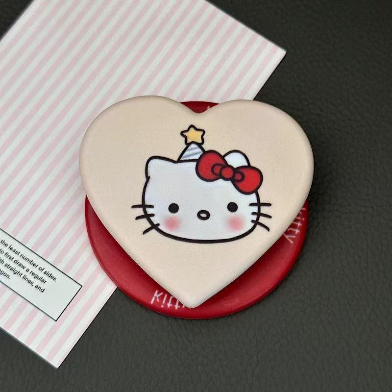 Filin Love Cute Cartoon Magsafe-Compatible Retractable Foldable Magnetic Phone Holder with Strong Air Cushion for Women
