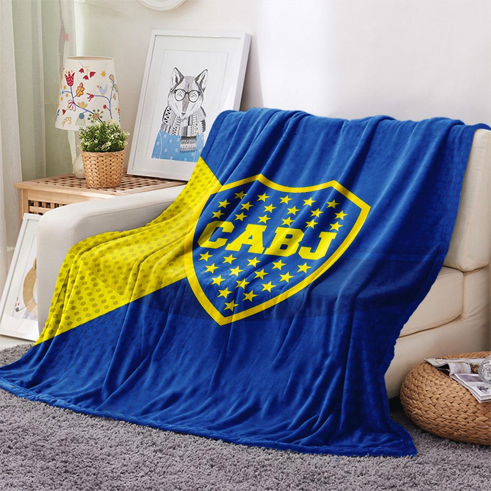 Club Atlético Boca Juniors Flannel Blanket, High quality Comfortable for All Seasons, Home Decor, Warmth and Comfort