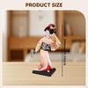Ethnic Japanese Geisha Doll Collectible Figurine Female Statue Kimono for Home Office