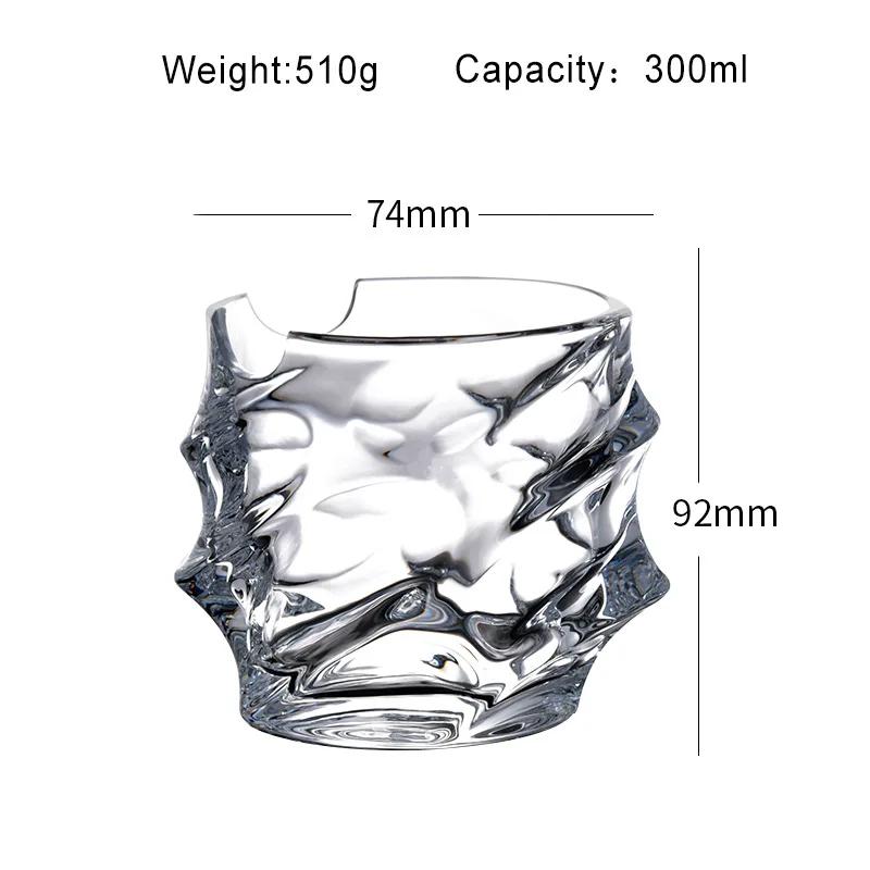 Whiskey Glass Cigar Holder Home Glass Bar Beer Glass Wine Glass European Creative Drinking Glasses
