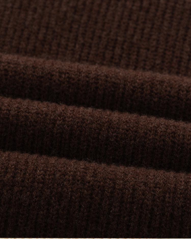 Women's High-End Korean-Style Wool-Cashmere Scarf: 7% Cashmere, 93% Knitted Wool, Perfect for Autumn and Winter.