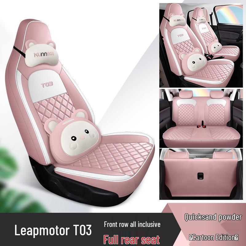 Leapmotor T03 Car Seat Cover: Universal, Full Surround, All-Season Cushion for 22 Models.