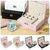 Jewelry Display Double Layer Jewelry Box Ornaments Case Storage Fashion Accessories  Necklace