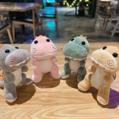 Dinosaur Plush Doll Keychain Soft Stuffed Animal Hanging Decoration for Dino