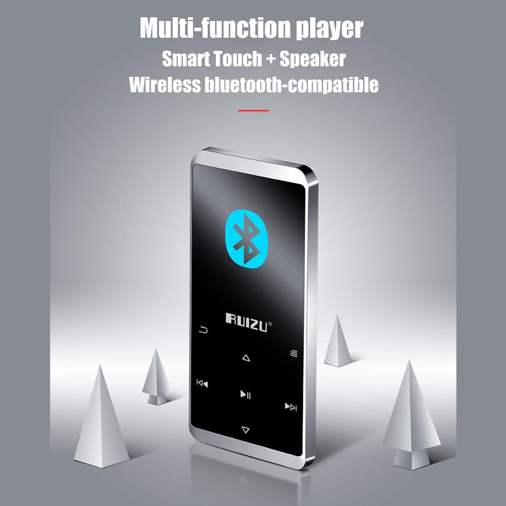RUIZU D02 Bluetooth MP3-плеер Смарт-сенсорный экран Hi-Fi музыкальный ...