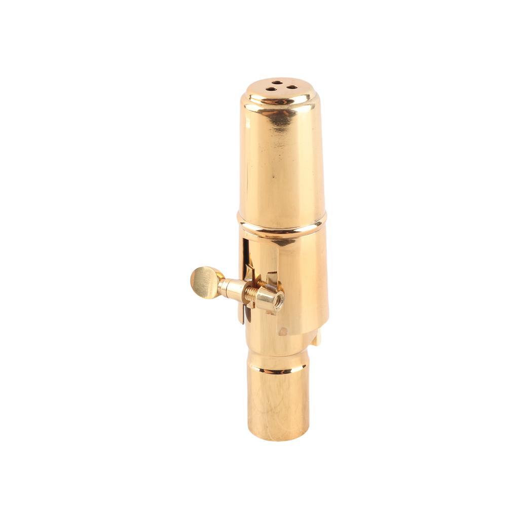 7C Tenor Saxophone Mouthpiece Musical Instrument Accessories Brass Material with  Cap Buckle Patch