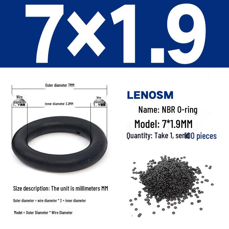 High-Pressure NBR Nitrile Rubber O-Ring Seal - Wear & Oil Resistant