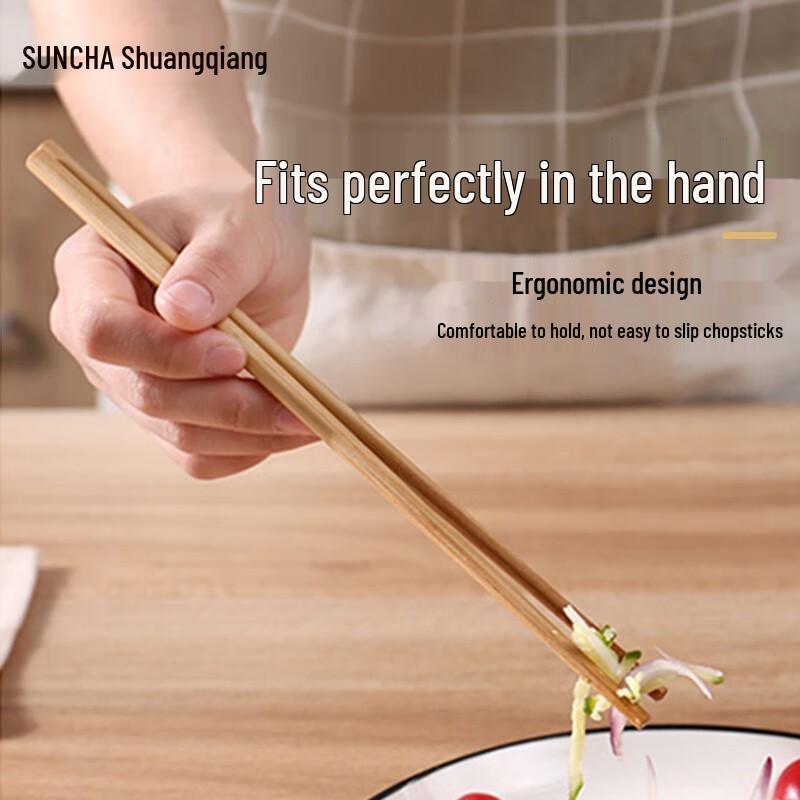 Suncha Eco-Friendly Unpainted Bamboo Chopsticks