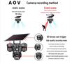 4G Panoramic Solar-Powered Outdoor Camera with Night Vision, Waterproof, and All-Day Recording