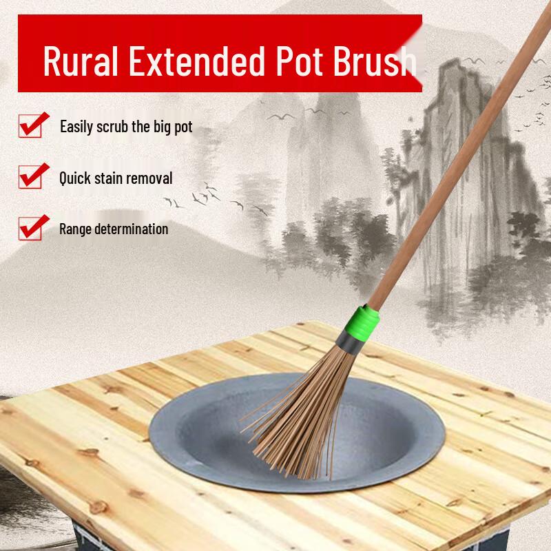 ZISIZ Bamboo Pot Scrubber