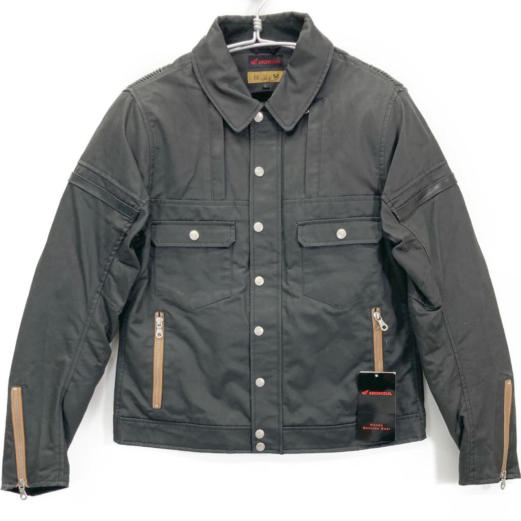 Honda YOSHIDA ROBERTO 0SYEA-23W Black Motorcycle G Jacket Jacket L blackUsed