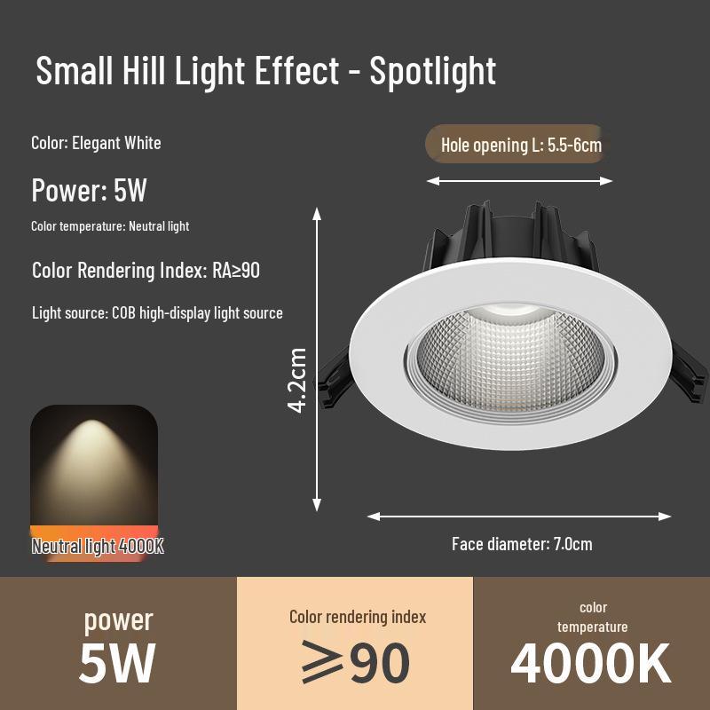 Ultra-Heller Einbaudeckenstrahler für Zuhause, Einkaufszentrum oder Bekleidungsgeschäft