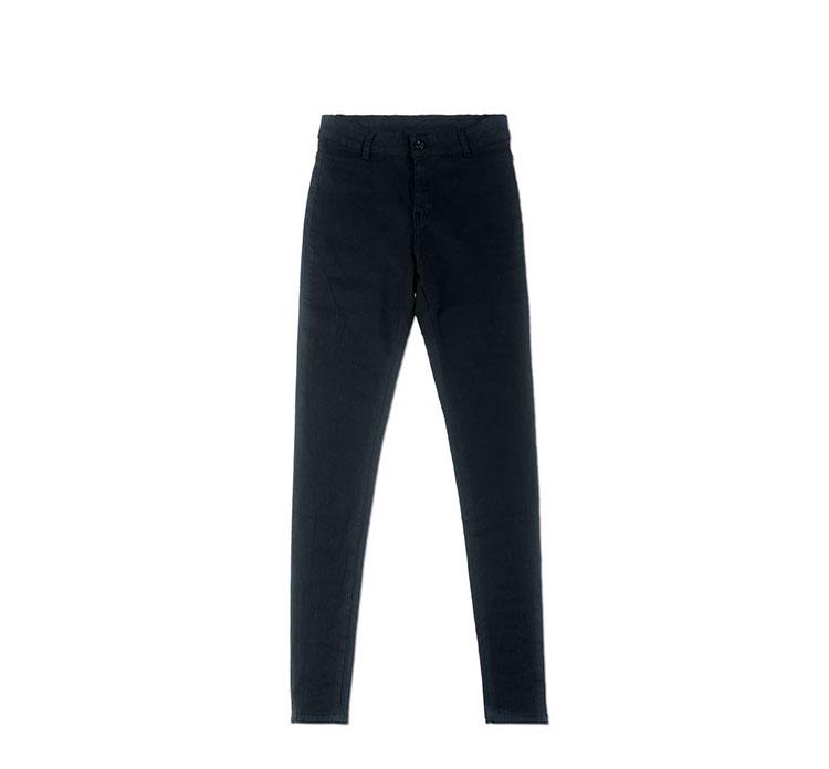 Dames Høytlivet Slim-Fit Elastisk Blyantjeans - Stilig 2019 Trend